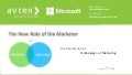 The new role of the marketer