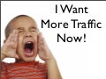 I Want More Traffic Now!
