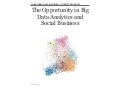 The Opportunity in Big Data Analytics and Social Business