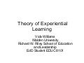 Theory Of Experiential Learning Fields[1]