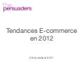Les tendances E-commerce en 2012
