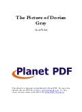 The Picture Of Dorian Gray