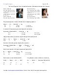 The present progressive tense, information questions, short answer questions