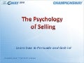 CWAY Miami 2010 - The Psychology of Selling