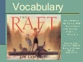 The raft   vocabulary share