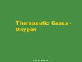 Therapeutic gases