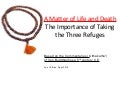 The reasons for taking the three refuges