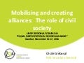 The role of Civil Society in Gender Equality