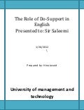 The role of do