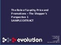 The Role of Loyalty, Price & Promotion 2012 sample extract