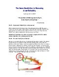 The Seven Deadly Sins in Measuring Asset Reliability