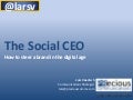 The Social CEO - How to steer a brand in the digital age