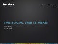 The Social Web is Here!