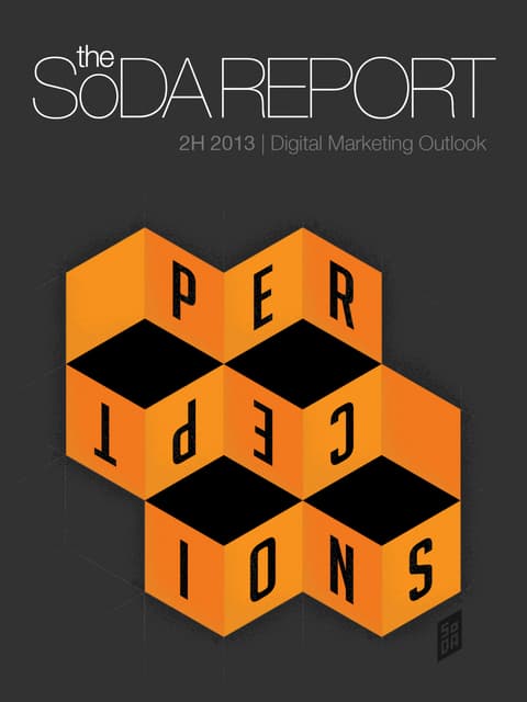 The SoDA Report (Volume 2, 2013)