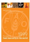 The State Of Food Insecurity In The World 1999