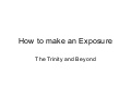 How to Expose
