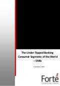 The Under-Tapped Banking Consumer Segments of the World - SMEs
