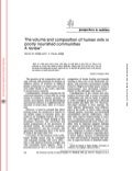 The Volume And Composition Of Human Milk In Poorly Nourished Communities   A Review
