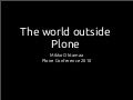 The World Outside Plone