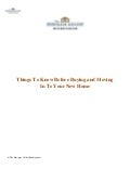 Things To Know Before Buying and Moving In To Your New Home