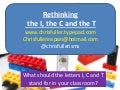 Thinking again about the I, the C and the T: for PGCE students