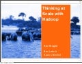 Thinking at scale with hadoop