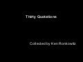 Thirty Quotations
