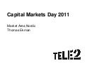 CMD2011 - Thomas Ekman - Market Area Nordic