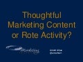 Create Thoughtful B2B Marketing Content