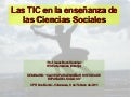 Las TIC en la enseñanza de las Ciencias Sociales"