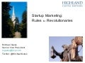 Startup Marketing: Rules for Revolutionaries