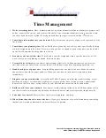 Time manage