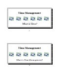 Time management