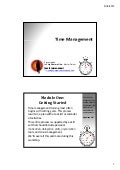Time management