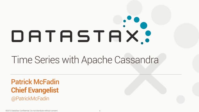 Time series with Apache Cassandra -...