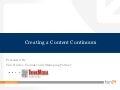 Creating a Content Continuum