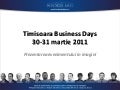 Timisoara  Business  Days 30-31 Martie 2011