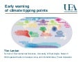 Tim Lenton - Early warning of climate tipping points