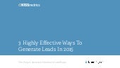 3 Highly Effective Ways To Generate...