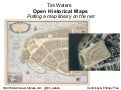 Open Historical Map at AGI North's Where2.0Now Conference
