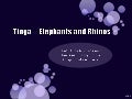 Tinga – Elephants And Rhinos
