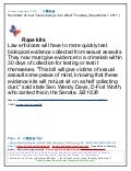 rape kits