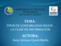 Tipos de contabilidad (UPSE paralelo A6)