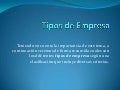 Tipos de empresa