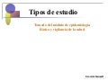 Lic en Nutricion Univ Maimonides(Tipos de estudio)