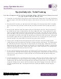 Tips for Daily Life - Toilet Training