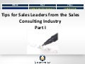 Tips For Sales Leaders