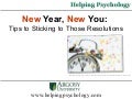New Year, New You: Tips to Sticking to Those Resolutions
