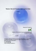 Titanium dioxide production and trade in china