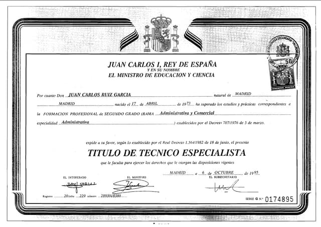 Titulo Administrativo